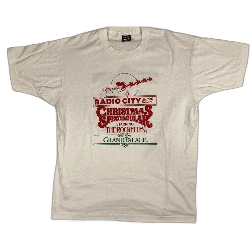 VTG Branson Premiere Radio City Music Hall w/ Rockettes Christmas Spec T-Shirt